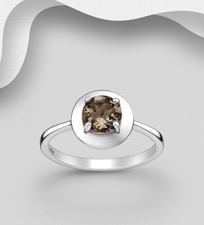 1181-3362 - La Preciada - 925 Sterling Silver Ring, Decorated with Various Gemstones 