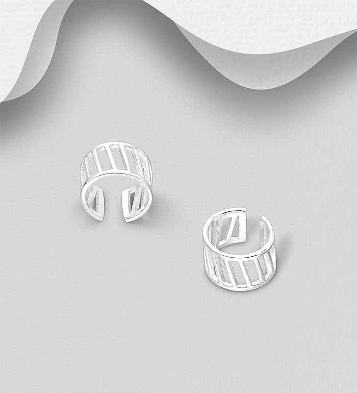 1063-1218 - Wholesale 925 Sterling Silver Ear Cuffs