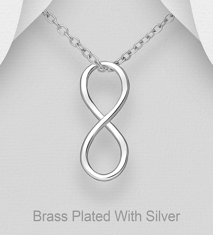 1063-1857 - Wholesale Brass Infinity Pendant