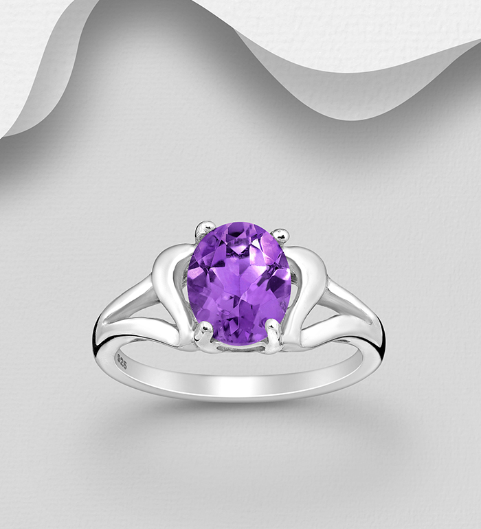 1181-864 - La Preciada - Wholesale 925 Sterling Silver Ring, Decorated with Various Gemstones