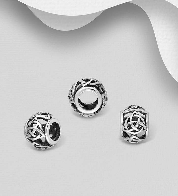 1559-392 - Wholesale 925 Sterling Silver Celtic Bead
