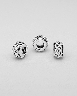 1559-499 - Wholesale 925 Sterling Silver Celtic Bead