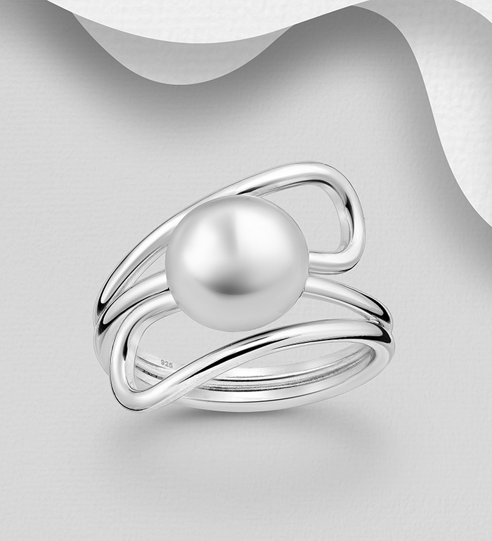 706-1269 - Wholesale 925 Sterling Silver Ball Ring