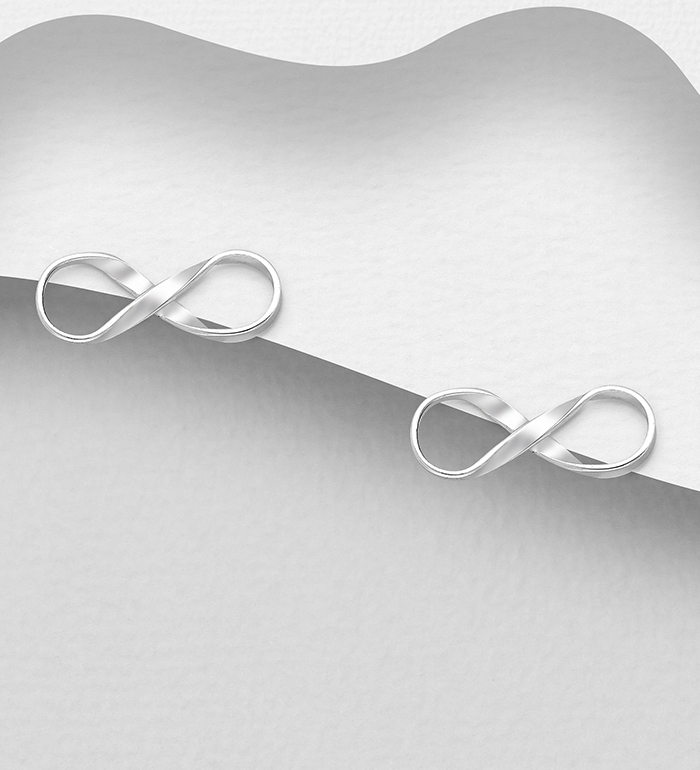 706-13691 - Wholesale 925 Sterling Silver Infinity Earrings