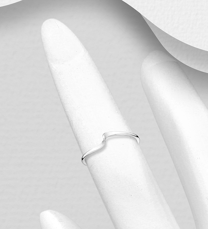 706-18519 - Wholesale 925 Sterling Silver Knuckle Ring