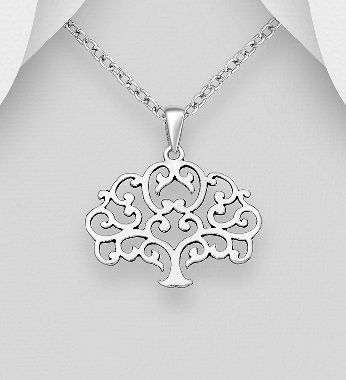 706-18750 - Wholesale 925 Sterling Silver Tree Of Life Pendant