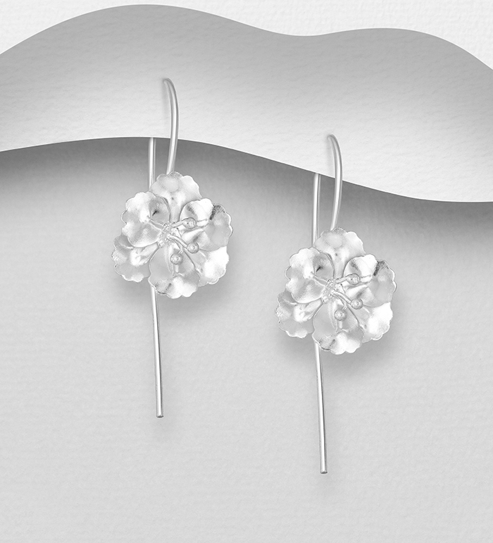 706-20050 - Wholesale 925 Sterling Silver Flower Earrings