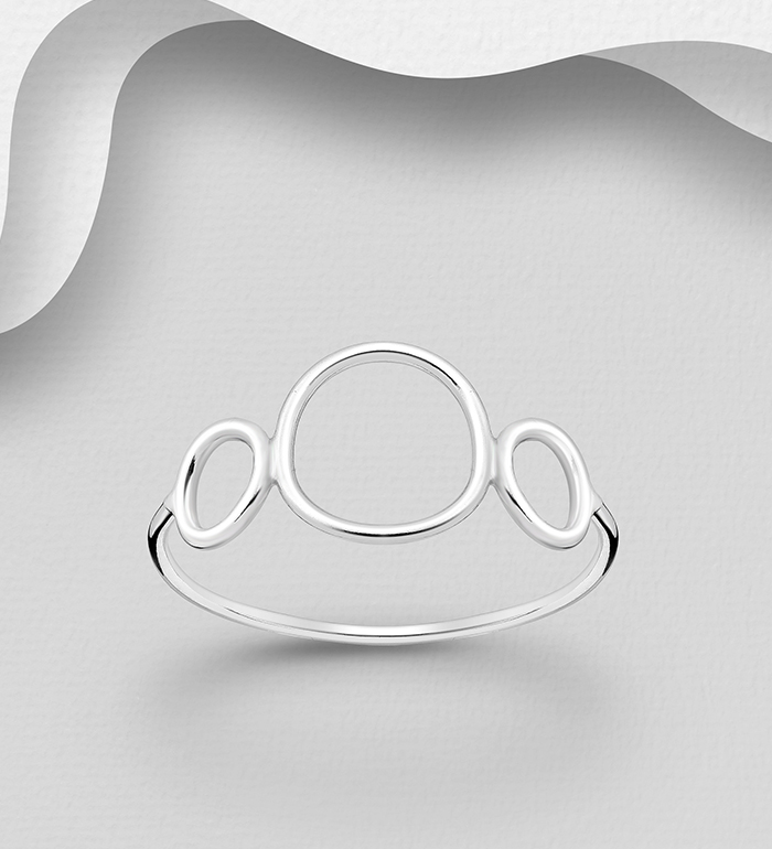 706-21333 - Wholesale 925 Sterling Silver Circle Ring