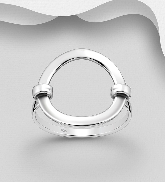 706-21856 - Wholesale 925 Sterling Silver Circle Ring