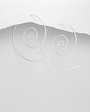 706-23139 - Wholesale 925 Sterling Silver Coil Earrings