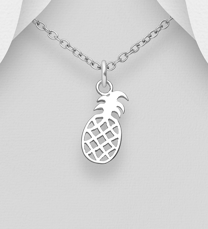 706-23410 - Wholesale 925 Sterling Silver Pineapple Pendant