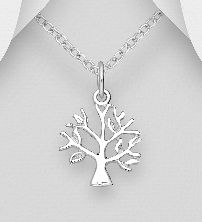 706-23456 - Wholesale 925 Sterling Silver Tree Of Life Pendant