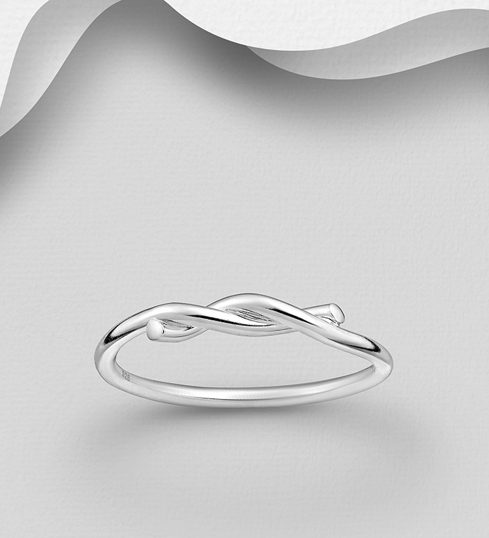 706-23909 - Wholesale 925 Sterling Silver Wire Ring