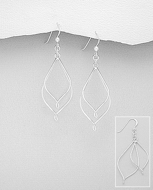 706-24075 - Wholesale 925 Sterling Silver Hook Earrings