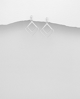 706-25050 - Wholesale 925 Sterling Silver Push-Back Earrings