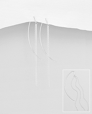 706-25136 - Wholesale 925 Sterling Silver Hook Earrings