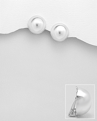 706-26410 - Wholesale 925 Sterling Silver Clip-on Earrings