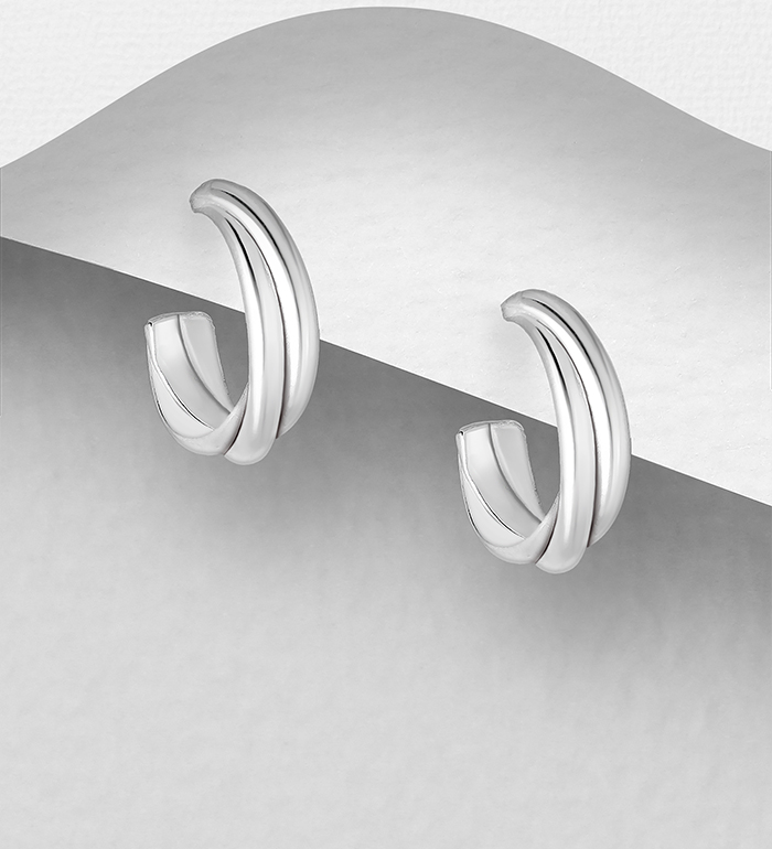 706-27375 - Wholesale 925 Sterling Silver Push-Back Earrings