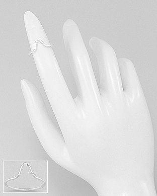 706-27395 - Wholesale 925 Sterling Silver Knuckle Ring