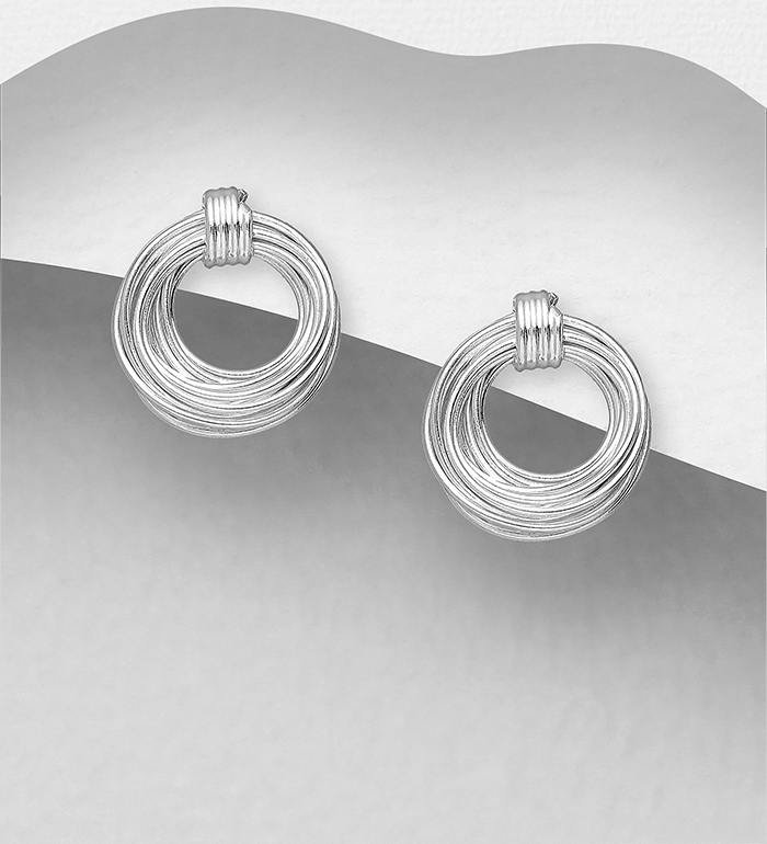 706-27397 - Wholesale 925 Sterling Silver Push-Back Wire Earrings