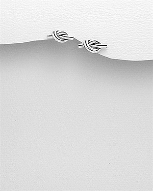 706-27575 - Wholesale 925 Sterling Silver Knot Earrings