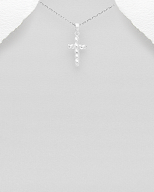 706-28250 - Wholesale 925 Sterling Silver Cross Pendant