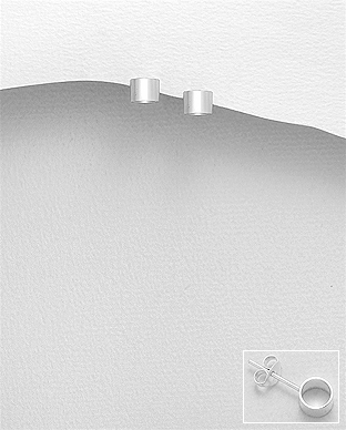 706-28325 - Wholesale 925 Sterling Silver Push-Back Earrings