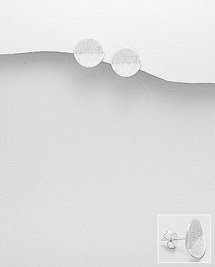 706-28481 - Wholesale 925 Sterling Silver Push-Back Earrings