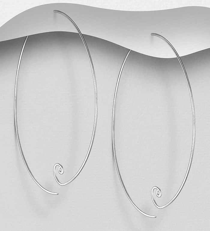 706-28498 - Wholesale 925 Sterling Silver Wire Hook Earrings