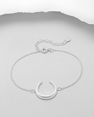 706-28696 - Wholesale 925 Sterling Silver Horn Bracelet