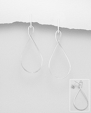 706-28741 - Wholesale 925 Sterling Silver Push-Back Earrings
