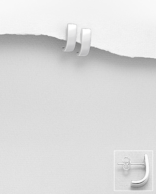 706-29154 - Wholesale 925 Sterling Silver Push-Back Earrings