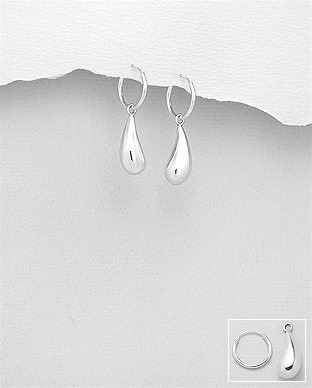 706-29292 - Wholesale 925 Sterling Silver Hoop Earrings