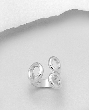 706-29427 - Wholesale 925 Sterling Silver Circle Ring