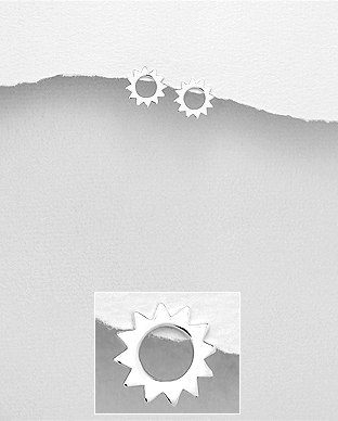 706-29650 - Wholesale 925 Sterling Silver Push-Back Earrings