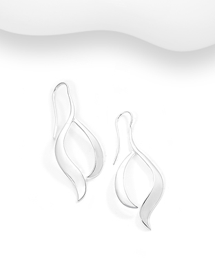 706-29896 - Wholesale 925 Sterling Silver Hook Earrings