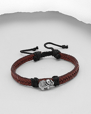 890-4215 - Wholesale Zinc Elephant Bracelet