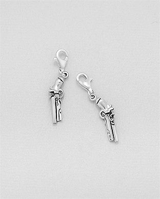 983-1010 - Wholesale 925 Sterling Silver Gun Charm