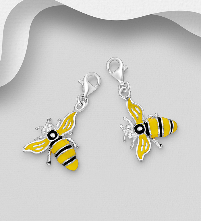 983-791 - Wholesale 925 Sterling Silver Bee Charm